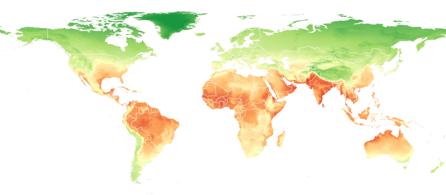 Global map - Climate data
