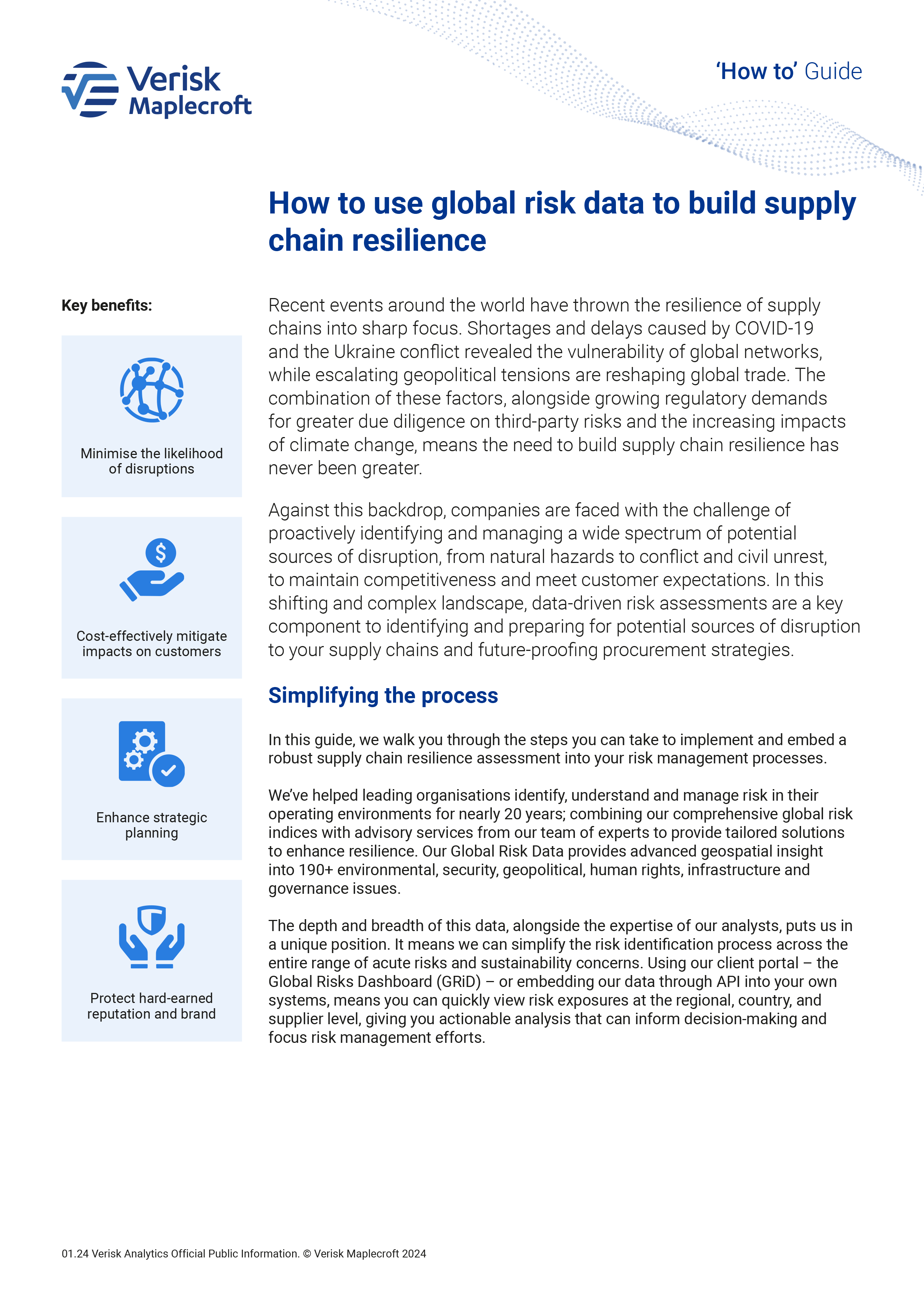 How to use global risk data to build supply chain resilience guide image
