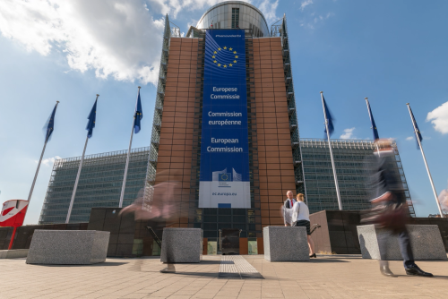 The European Commission building in Brussels